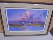 Beautiful "Autumn Wings" Framed/ Matted Numbered & Signed Phillip Crowe Print