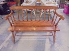 Vintage Solid Wood Bench