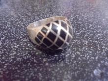 Ladies Sterling Silver & Black Onyx Ring