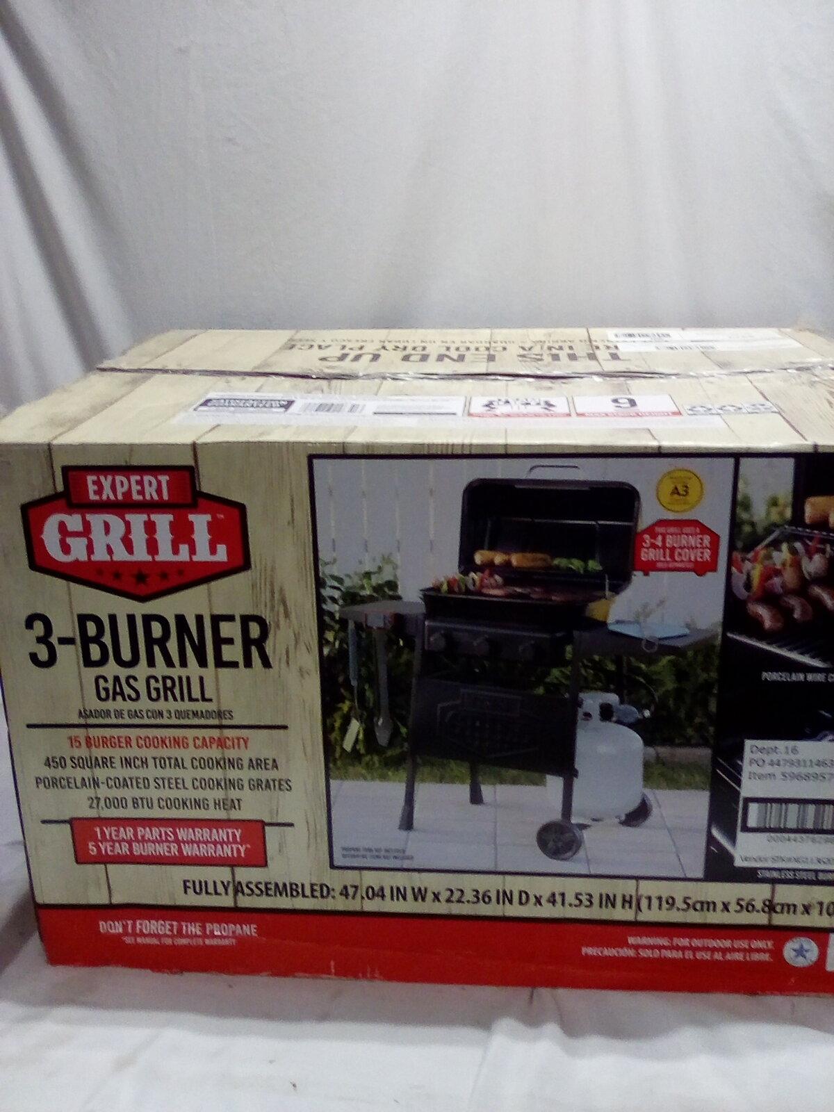 3 Burner Gas Grill