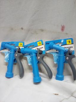 QTY 3 Metal nozzle Triggers