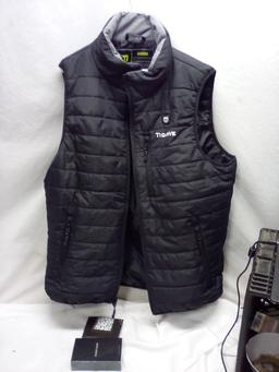 TideWe Black Heated Vest. Men’s Large.