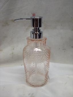 Glass Soap Dispenser.