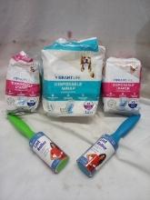 Vibrant Life Disposable Dog Diapers & Wraps and Qty 2 Lint Rollers.