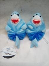 Body Basic Essentials Shark Bath Sponge. Qty 2.