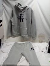 Medium Gray Sweatsuit.