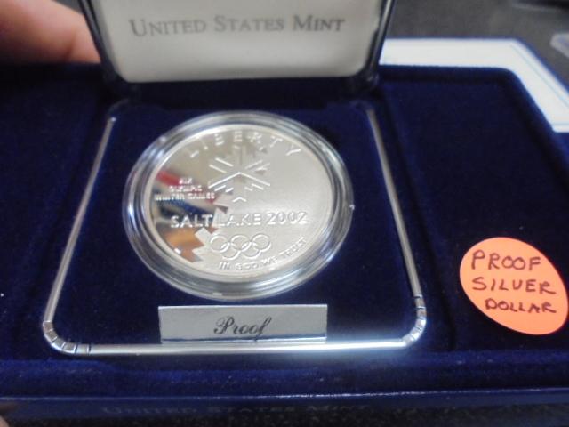 2002 Olympic Winter Games Proof Silver Dollar