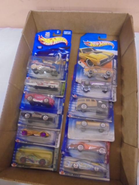 Group of 12 Hotwheels Vehicles