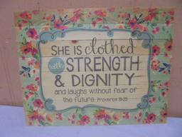 Inspirational Wooden Wall Art