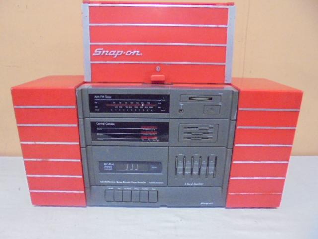 Vintage Snap-On AM/FM/Cassette Book Box