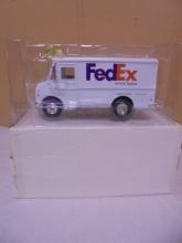 Fedex Die Cast Delivery Truck Bank