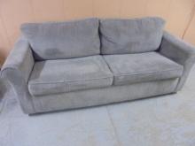 Like New Gray Full Size Sleeper Sofa