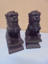 Set of Guardian Foo Dog Statues