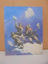 Frank Frazetta Snow Giants Poster