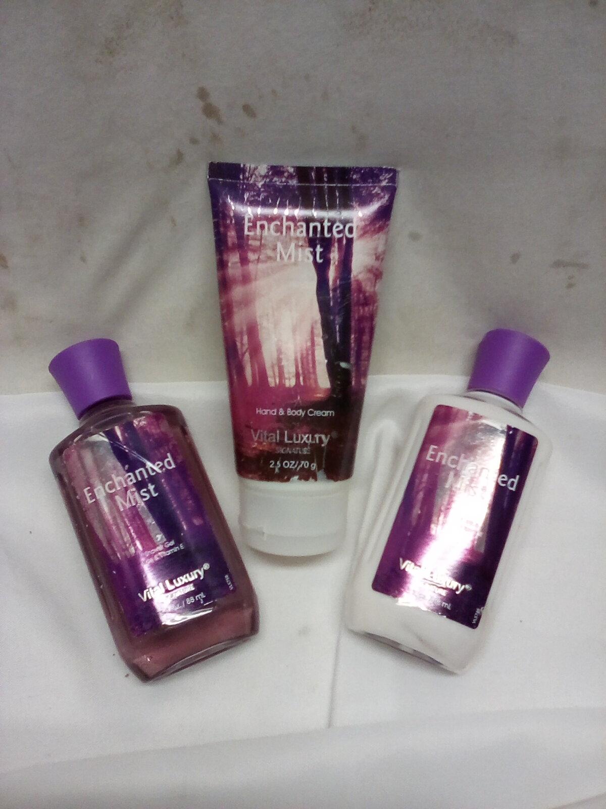 Vital Luxury Enchanted Mist Travel Size Hand Lotion, Cream, & Body Wash