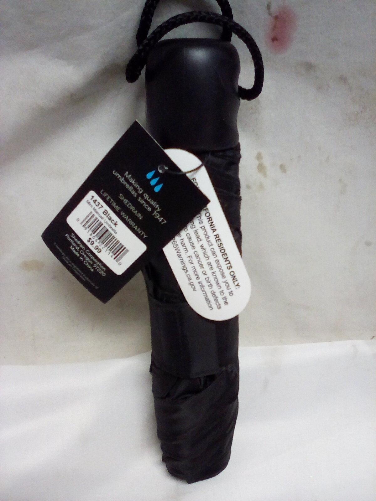 QTY 1 Black Umbrella – not opened inside MSRP: 9.99