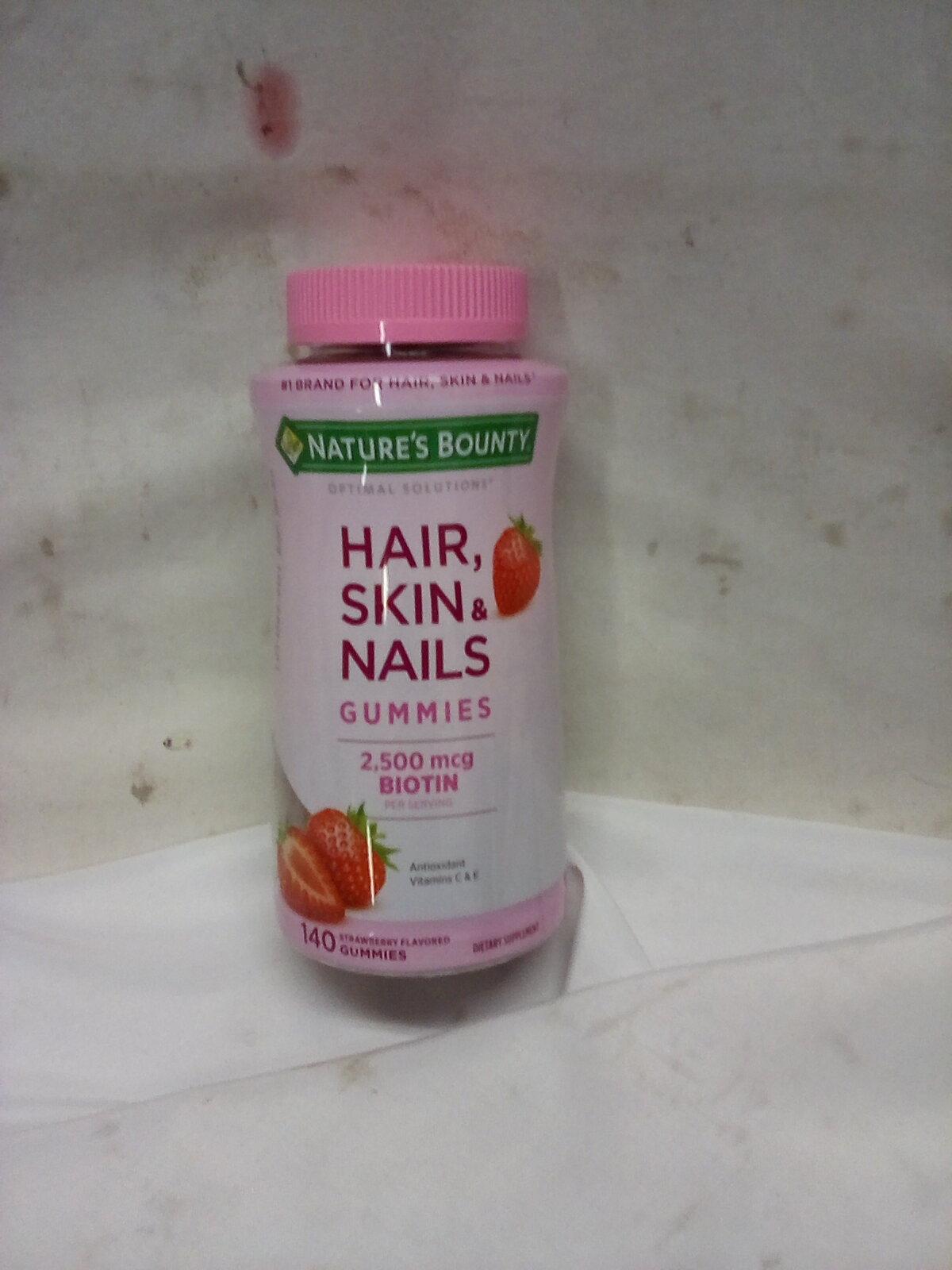 140 Gummy Count Hair, Skin, Nail Dietary Supplement