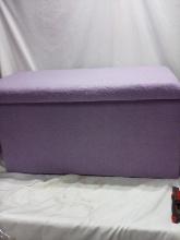 Purple Collapsible Storage Tote