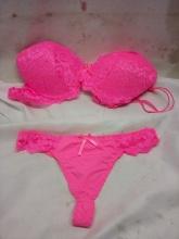 Matching Bra & Underwear. 38C & Small Large Underwear.