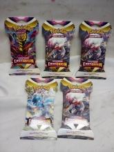 Pokemon Sword & Shield Lost Origin Trading Cards. Qty 5 Packs.