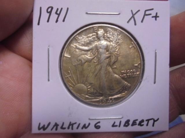 1941 Silver Walking Liberty Half Dollar