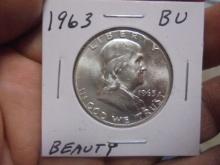 1963 Silver Franklin Half Dollar