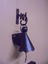 Metal Art Angel Windchime w/ Wall Bracket