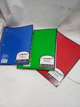 Set of 3 Spiral Notebooks as seen in pic