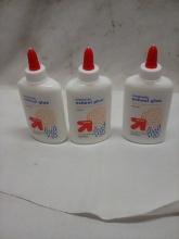 Washable School Glue Qty. 3 bottles 4 FL Oz Each