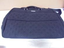 Vera Bradley Black Quilted Duffel Bag