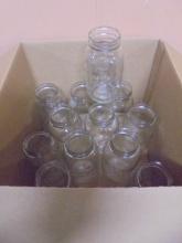 Group of 12 Quart Glass Canning Jars