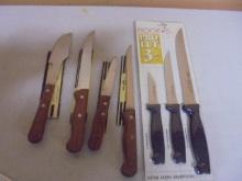 Group of 7 Brand New Rogers & Vernon Kitchen Knives