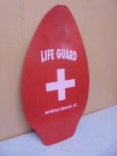 Wooden Lifeguard Myrtle Beach,SC Boogie Board
