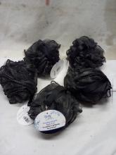 Body Basic Essentials Charcoal Infused Body Puffs. Qty 5.
