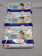 Parents Select Unscented Baby Wipes. Qty 3- 80 Packs.