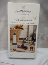 Hearth & Hand Wood Train Accessory Set.