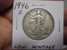 1946 S-Mint Silver Walking Liberty Half Dollar