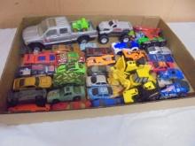 Large Group of Hotwheels & Other Assorted Toy Vehicles