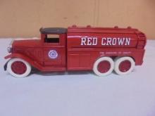 Ertl Red Crown Gasoline Die Cast Tanker Bank