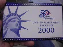 2000 U.S. Mint 50 State Quarters Proof Set