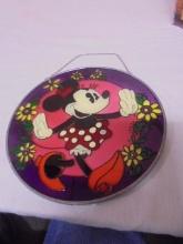 Round Stained Glass Minnie Mouse Sun Catcher