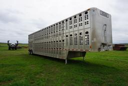 1998 WILSON DOUBLE DECK LIVESTOCK TRAILER