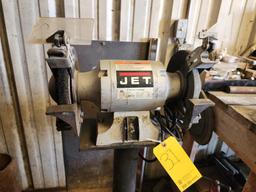 Jet JBG-8A 8" Bench Grinder 115V, 60HZ, 1PH, 8A, 1HP