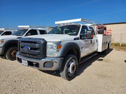 2014 Ford F-450 Utility Truck (Diesel) Mielage: 117,846 ; Vin: 1FD0W4GT3FEB