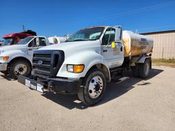 2004 Ford F-650 Super Duty Water Truck (Diesel) Mileage: 19,999 ; Vin: 3FRN