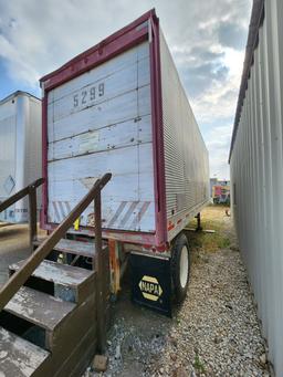 Hobbs AD9-8001-27 Trailer W/ Contents 25'L x 7'6"W Approx; TX Plate: W56-59