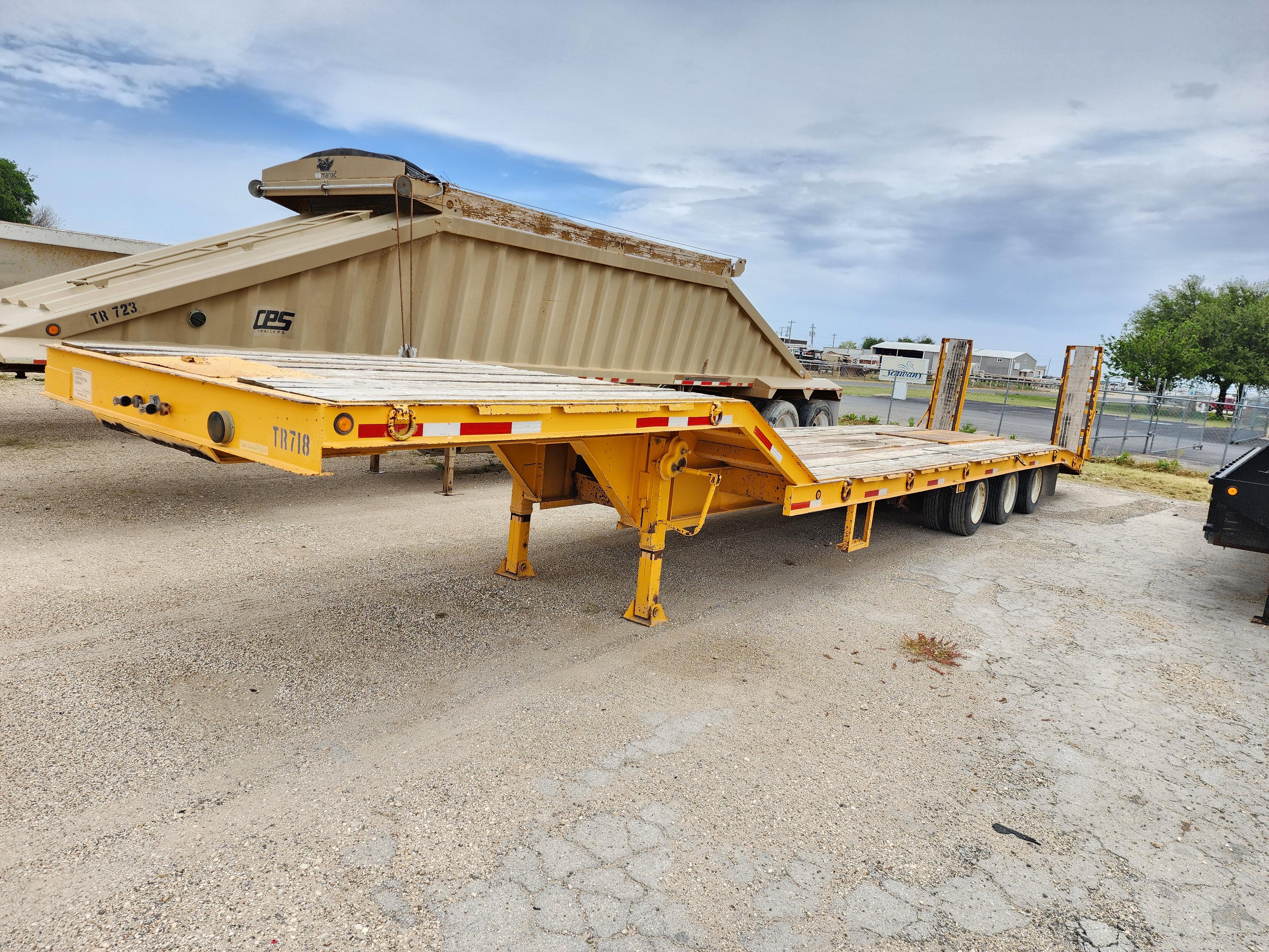 Interstate  Step Deck Trailer 24' Bed x 8'W (37'L Overall As Shown In Pics)