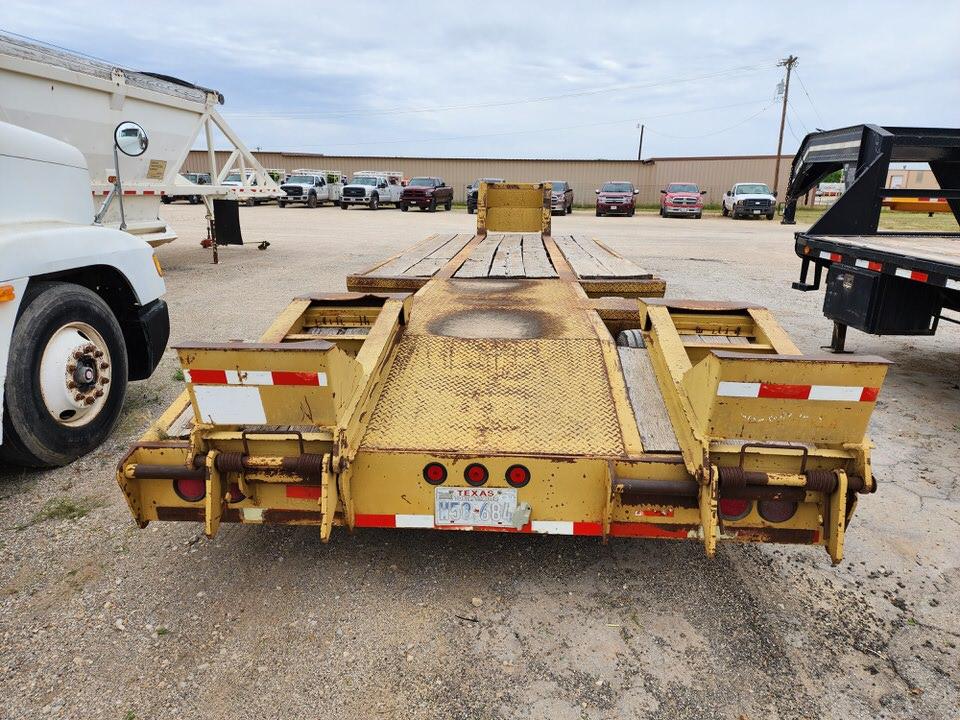 Interstate  Lowboy Trailer 18'L Bed x 8'W (28'L Overall As Shown In Pics) T