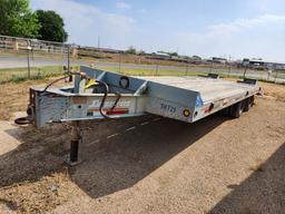 Interstate 20DT Flatbed Trailer 19'L Bed x 8'W (24'L Overall As Shown In Pi