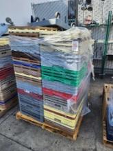 Lot - All Glass Racks and Dollies on this Pallet